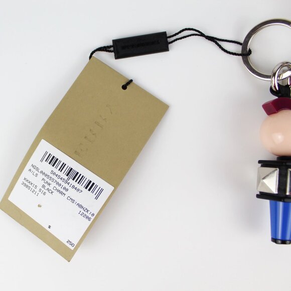 NWT Burberry Geometric Key Bag Charm-Bag Accessory Clip - Picture 3 of 9